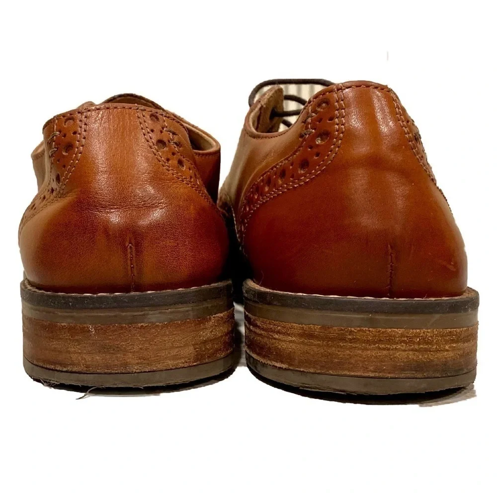 Nunn Bush Mens Leather Wingtip Derby 8.5M
